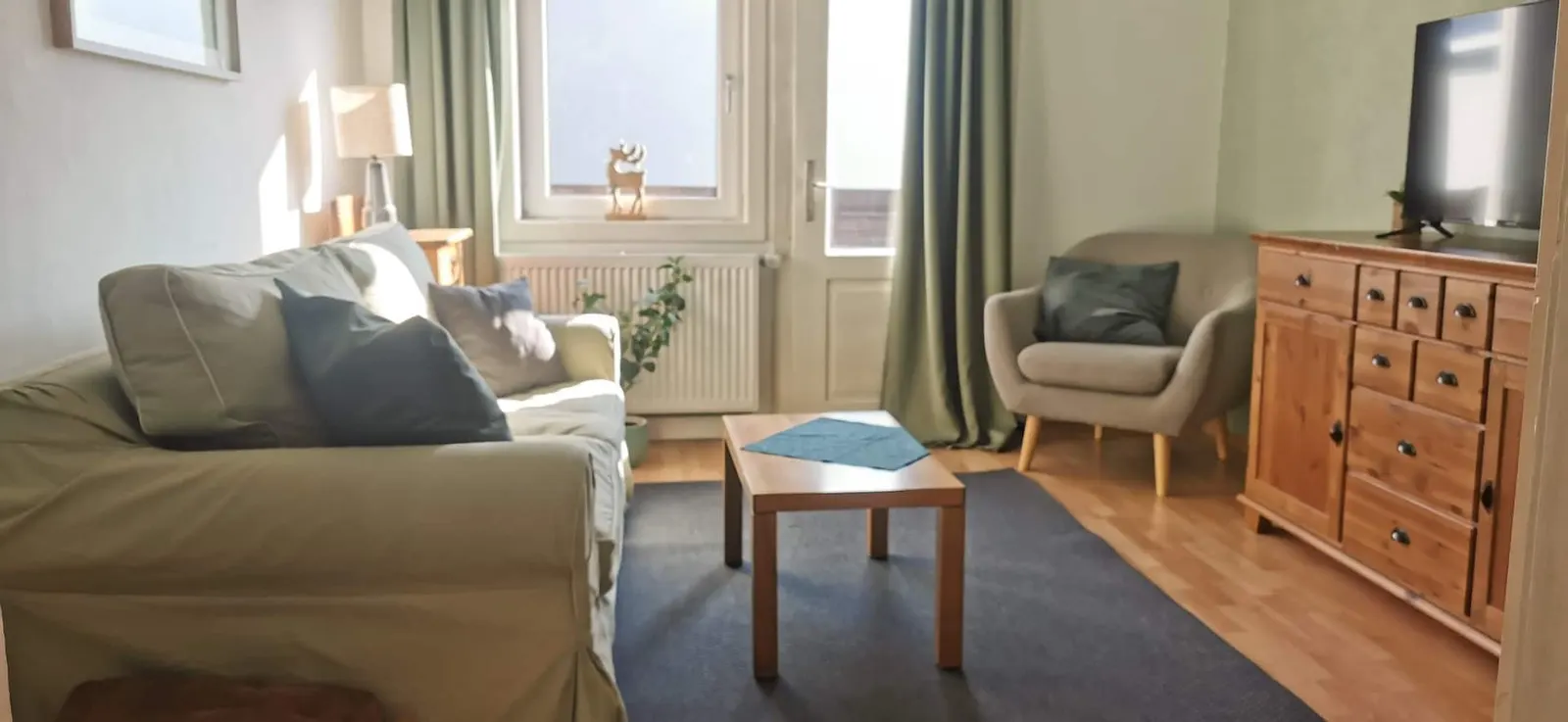 Living room, Apartment Hohe Geige in Wenns, Pitztal