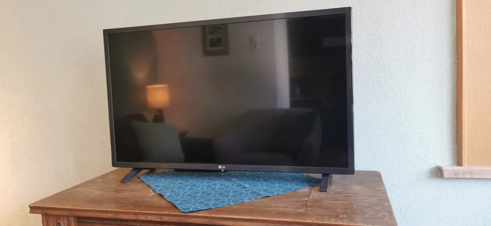 Wohnzimmer, Apartment Hochzeiger 2560 in Wenns im Pitztal: 32 zoll Smart Tv