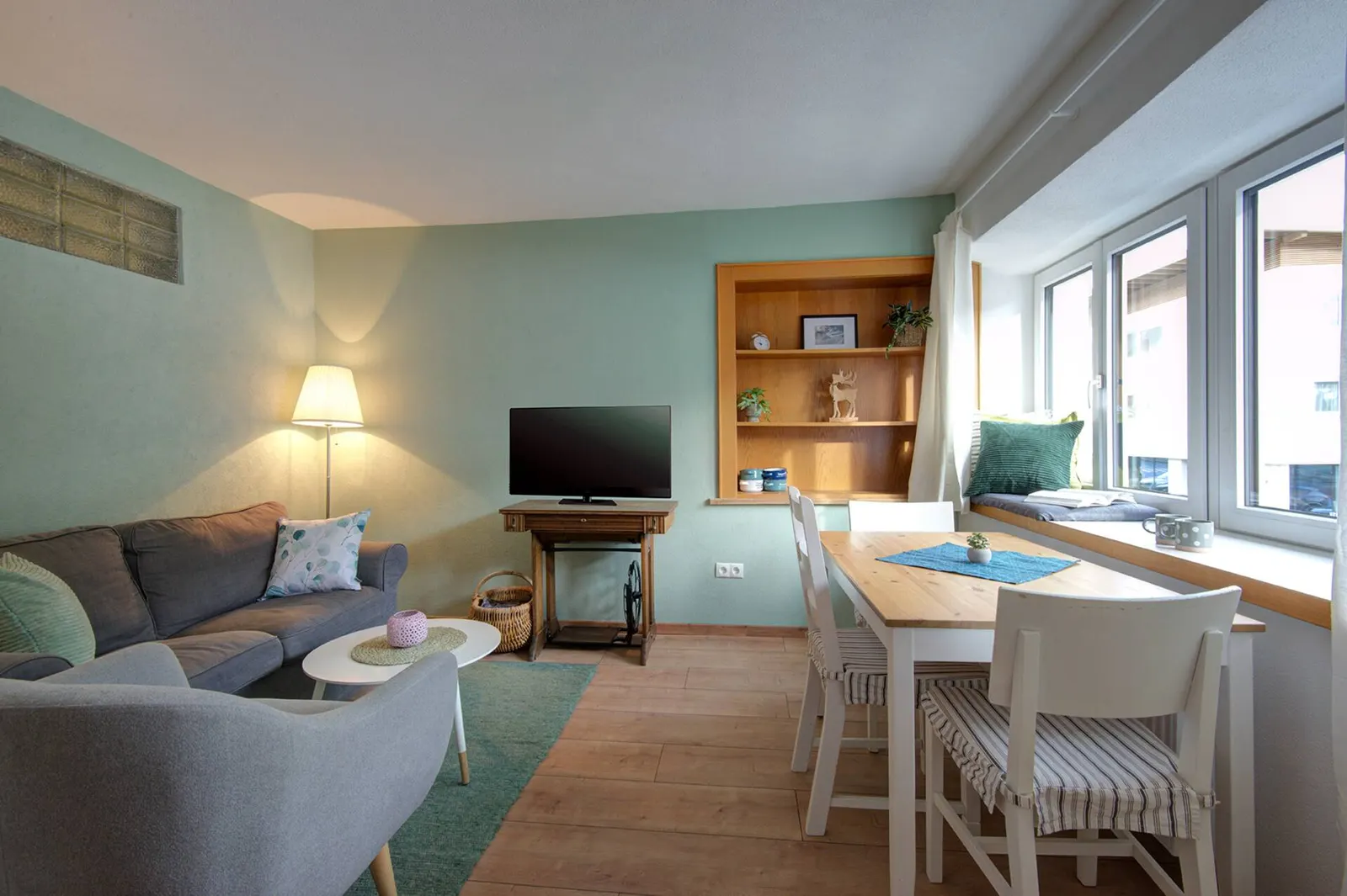 Wohnzimmer, Apartment Hochzeiger 2560 in Wenns im Pitztal