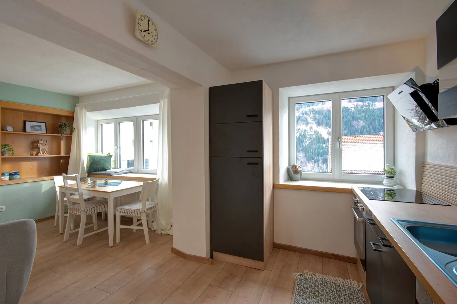 Essbereich, Apartment Hochzeiger 2560 in Wenns im Pitztal