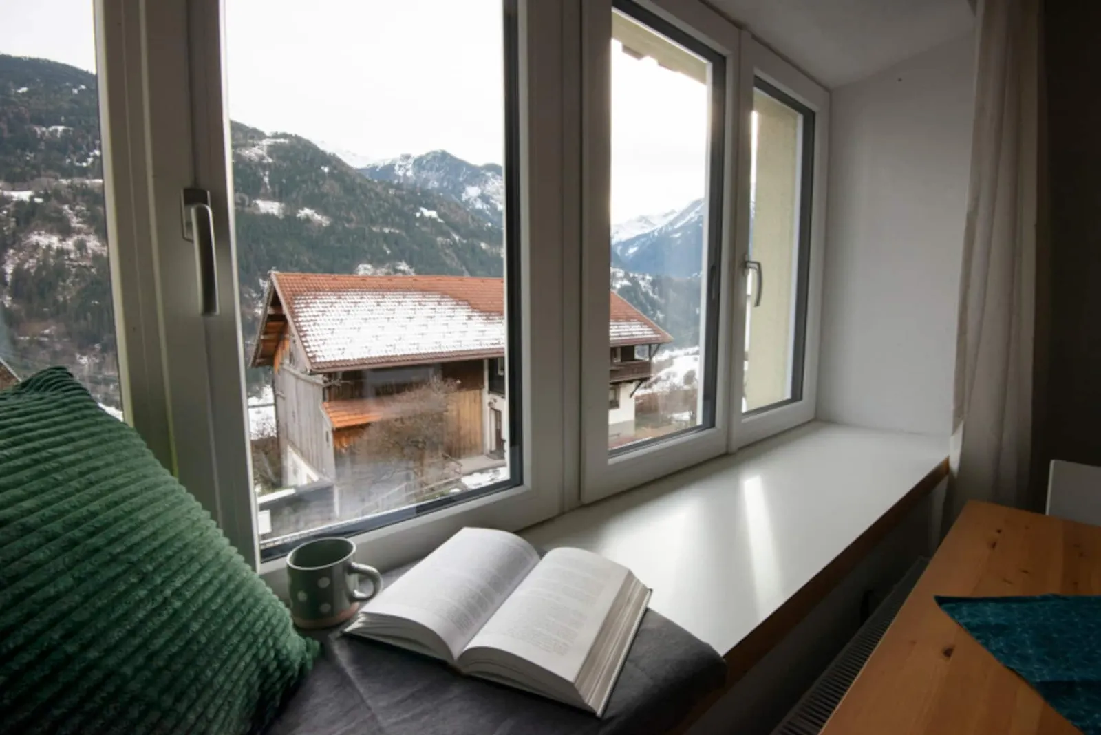 Essbereich, Apartment Hochzeiger 2560 in Wenns im Pitztal