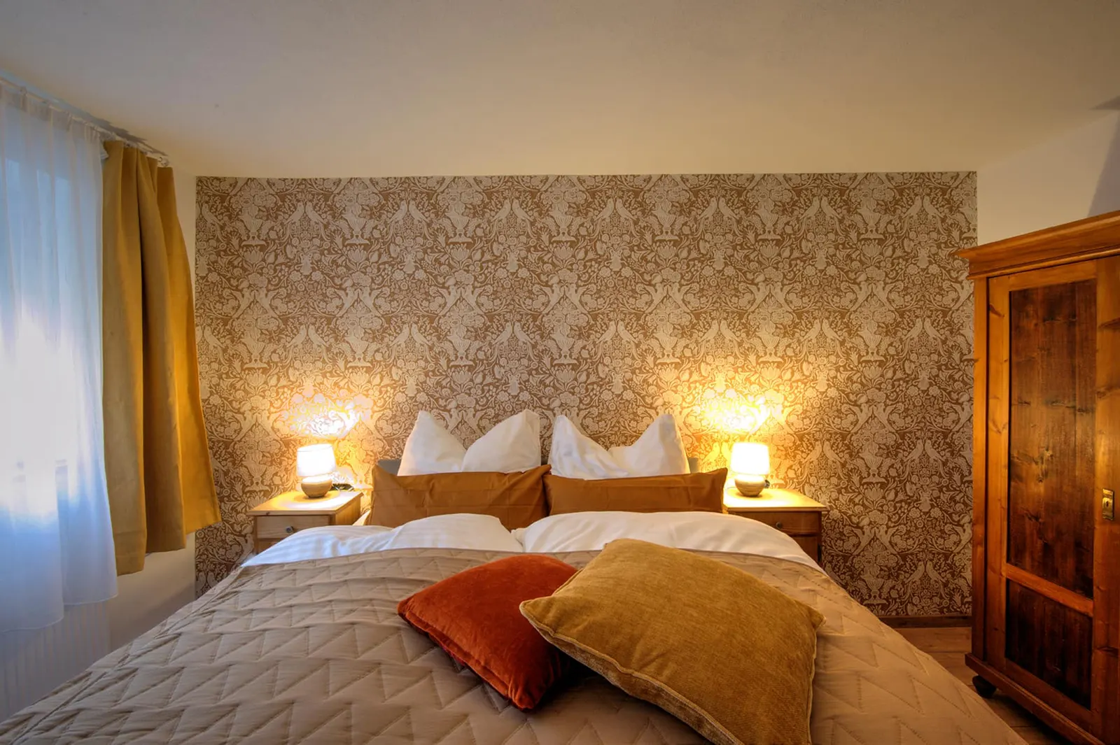 Schlafzimmer, Apartment Hochzeiger 2560 in Wenns im Pitztal