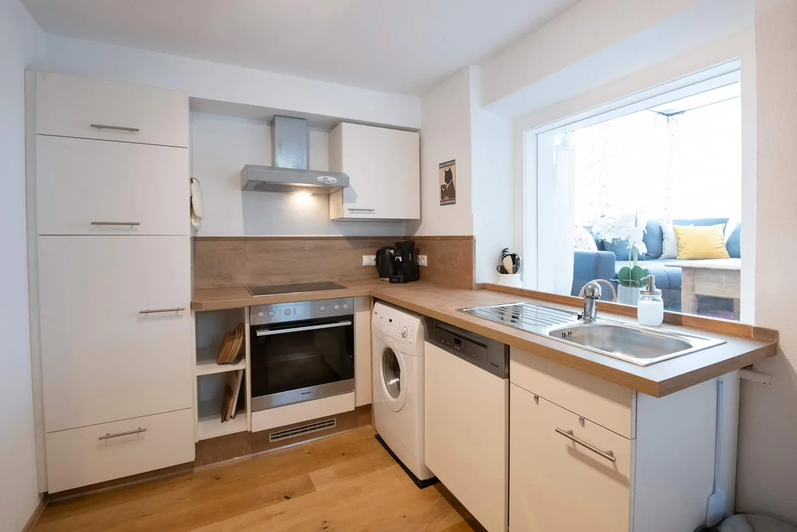 Küche, Apartment Wiesen in Wenns im Pitztal