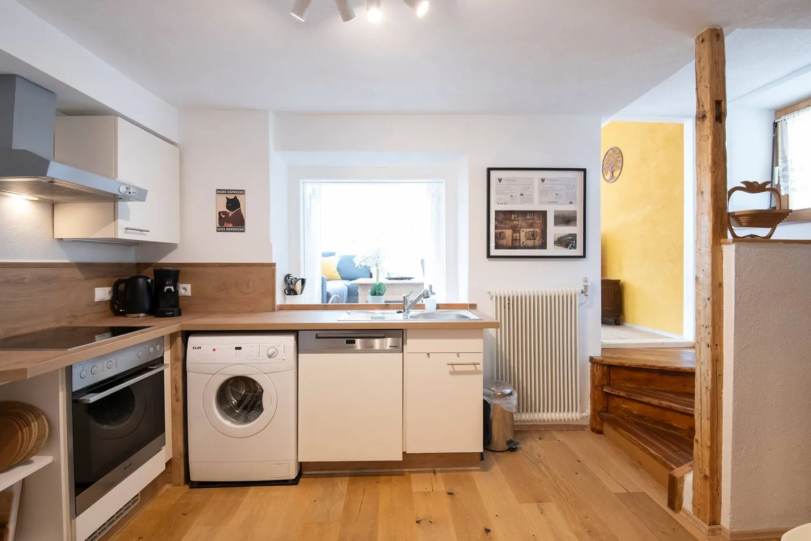 Küche, Apartment Wiesen in Wenns im Pitztal