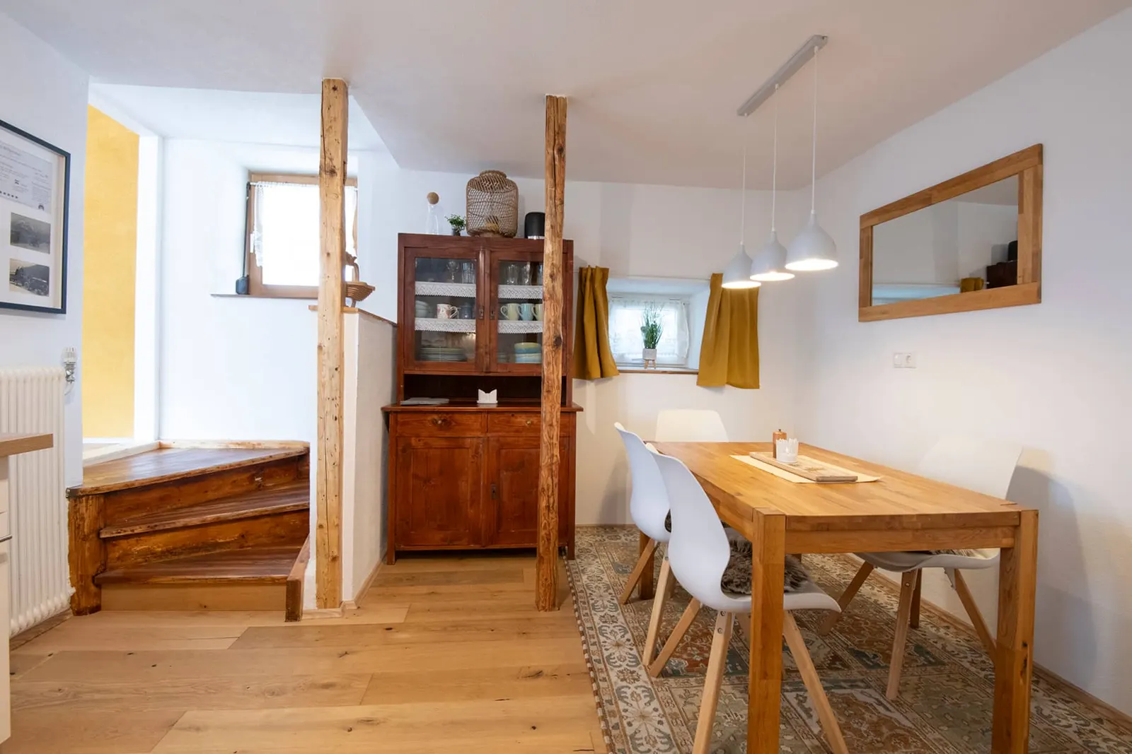 Essbereich, Apartment Wiesen in Wenns im Pitztal
