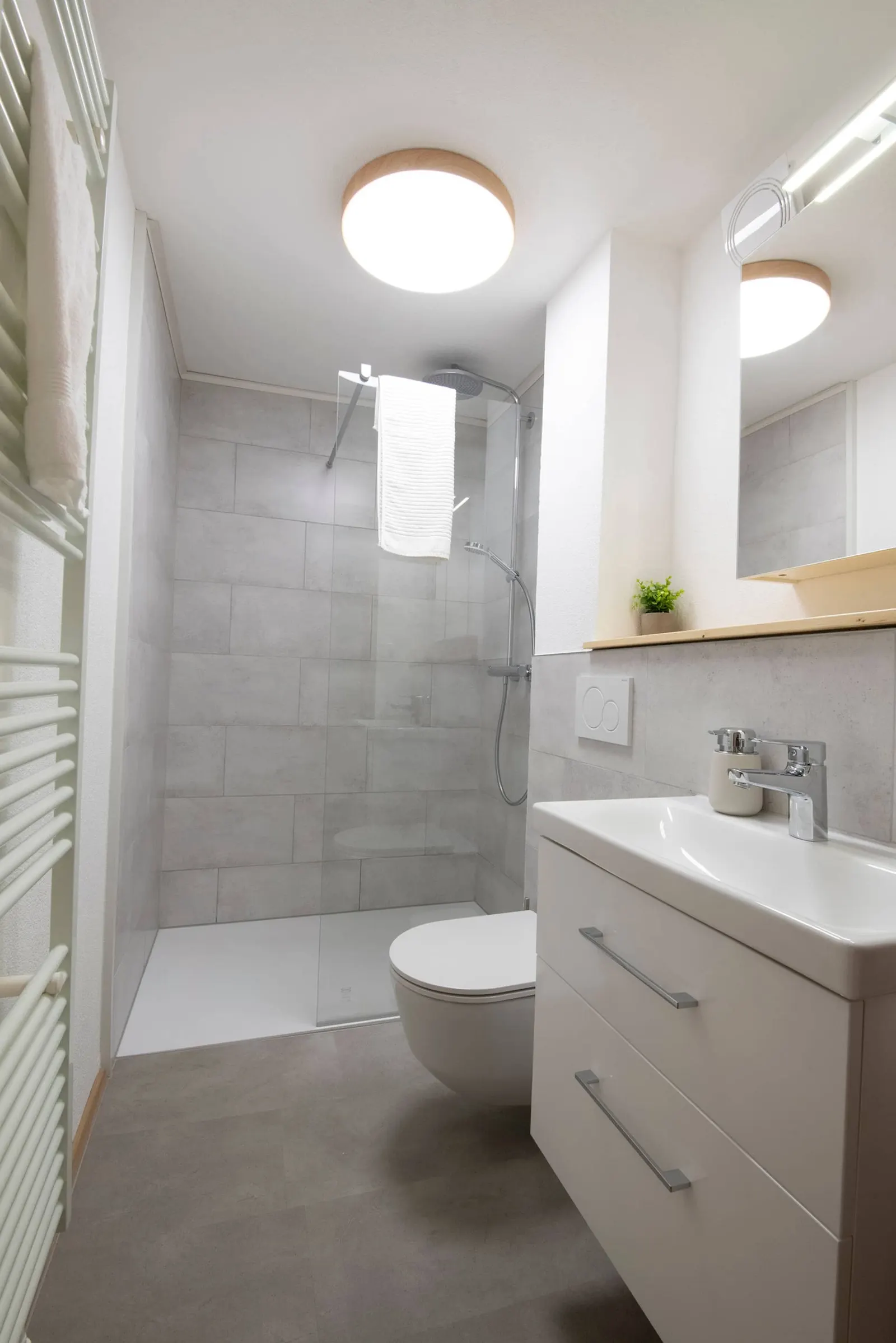Bad, Apartment Wiesen in Wenns im Pitztal