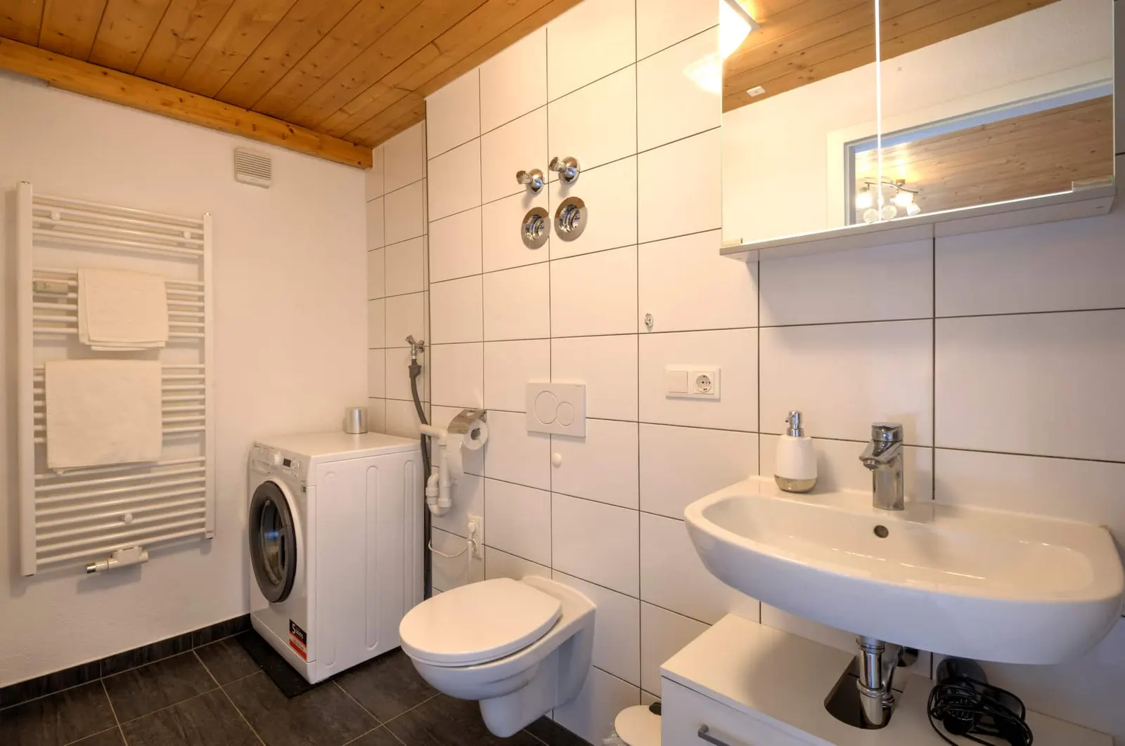 Bathroom, Apartment Aussicht in Wenns, Pitztal