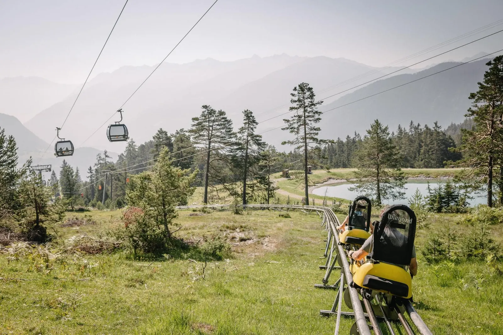 Der Alpine Coaster in Hoch-Imst